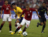 جانب من مباراة مصر والبرازيل