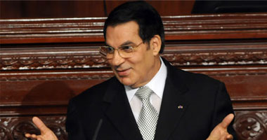 الرئيس التونسى السابق زين العابدين بن على
