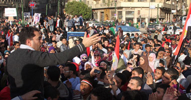 جانب من اعتصام نشطاء التحرير