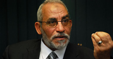 المرشد العام للإخوان الدكتور محمد بديع 