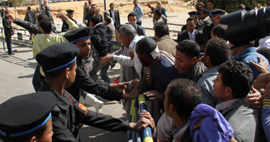 جانب من احتجاجات المصريين المطالبة بحل جهاز أمن الدولة