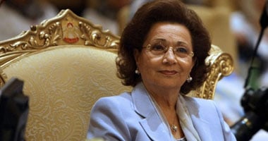 سوزان مبارك قرينة الرئيس السابق