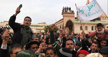 جانب من المظاهرات الليبية