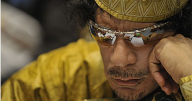 الرئيس الليبى معمر القذافى 