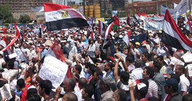معتصمو التحرير يؤكدون رفضهم لبيان المجلس العسكرى - صورة أرشيفية