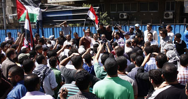 مظاهرات المصريين أمام السفارة الإسرائيلية