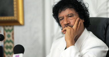 الرئيس الليبى معمر القذافى