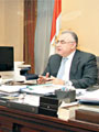 هشام رامز محافظ البنك المركزى المصرى مع المحرر احمد يعقوب